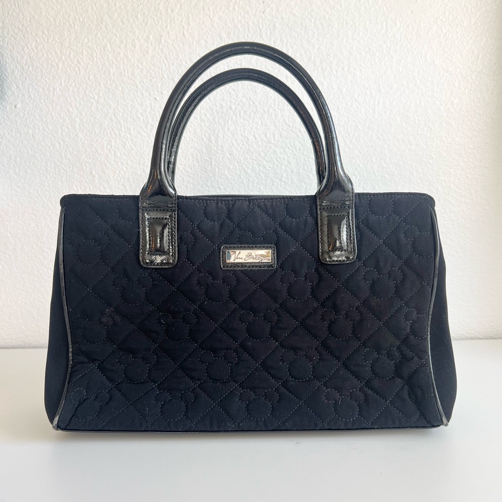 RETIRED Black  Mickey Mouse Vera Bradley Purse from the Icon Collection